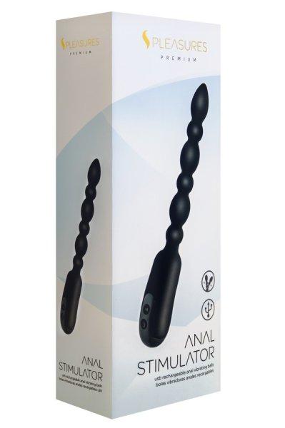  S Pleasures Premium Anal Stimulator Black 