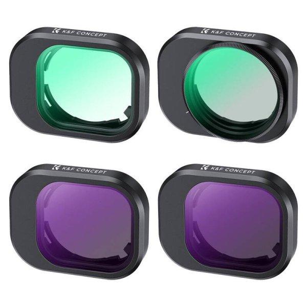 Filters K&F Concept ND+UV+CPL Kit számára DJI Mini 4 Pro