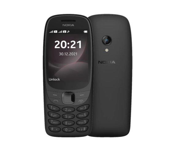 Nokia 6310 (2021) Mobiltelefon, Kártyafüggetlen, Dual Sim, fekete