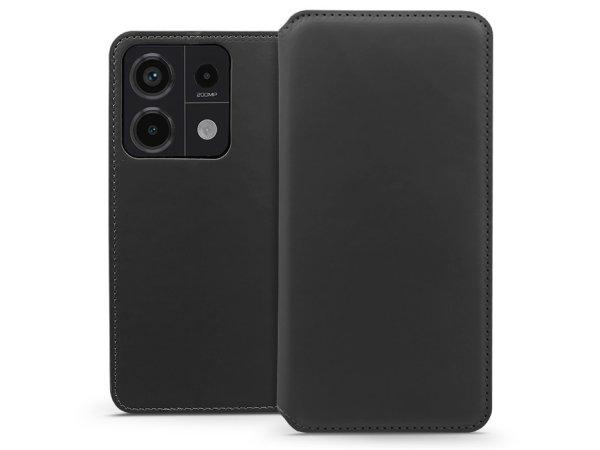 Xiaomi Redmi Note 13 Pro 5G/Poco X6 5G oldalra nyíló tok - Dual Pocket Flip -
fekete