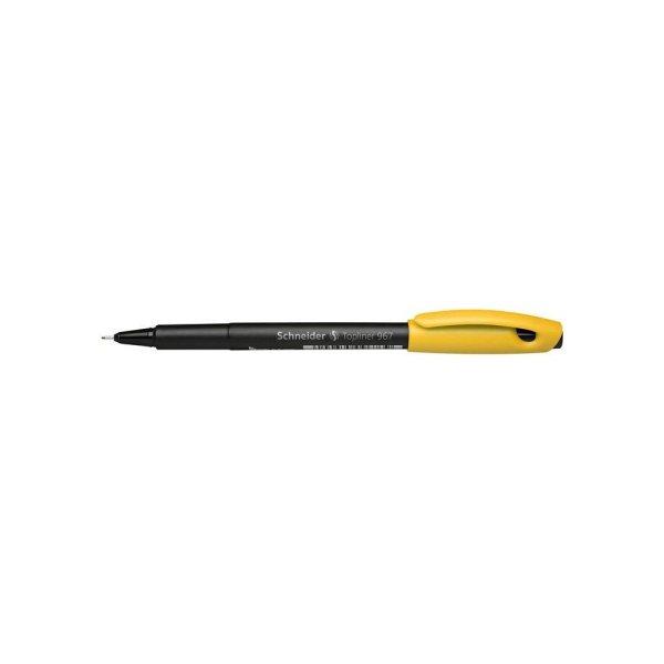 Tűfilc, 0,4 mm, SCHNEIDER "Topliner 967", sárga