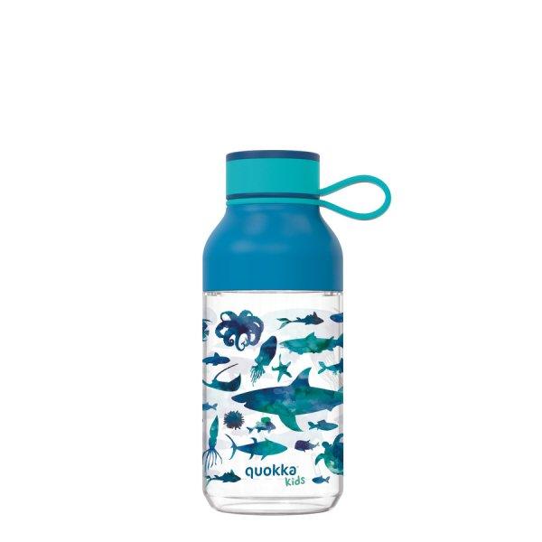 BPA mentes műanyag kulacs pánttal Kids Ice Sea Animals 430ml - Quokka