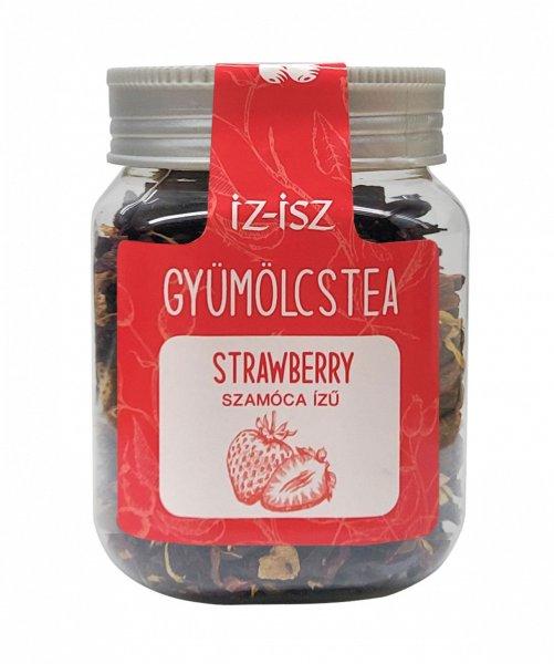 Íz-isz gyümölcstea szamóca ízű 120 g