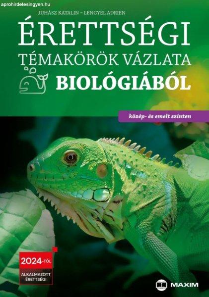 Érettségi témakörök vázlata biológiából (közép- és emelt szinten) -
2024-től érvényes