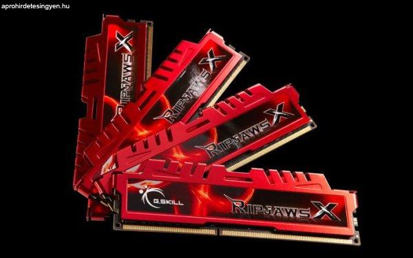 G.SKILL 32GB DDR3 1600MHz Kit(4x8GB) RipjawsX Red