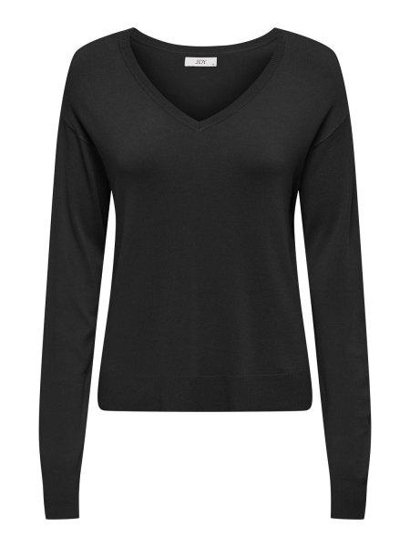 Jacqueline de Yong Női pulóver JDYBASICA 15320756 Black XL