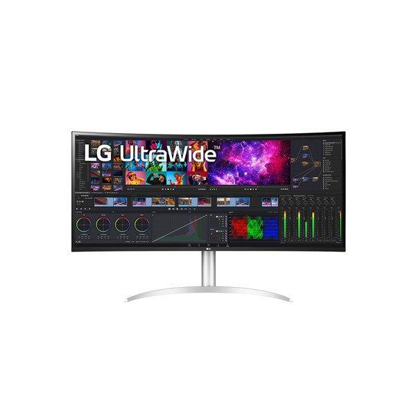 LG Ívelt Nano IPS monitor 39.7" 40WP95CP, 5120x2160, 21:9, 300cd/m2, 5ms,
2xHDMI/DP/Thunderbolt/USB-C/2xUSB, hangszóró