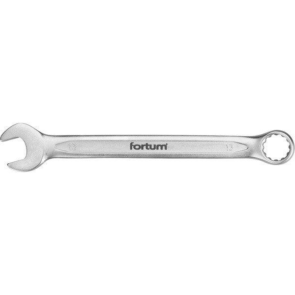FORTUM csillag-villás kulcs, 61CrV5 mattkróm; 12mm FORTUM