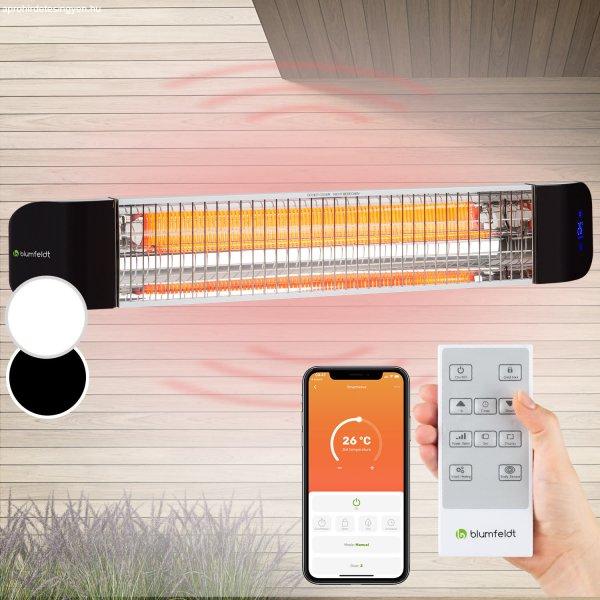 Blumfeldt Smartwave, infravörös hősugárzó, 2400 W, széncső, WiFi, 
alkalmazás, fehér