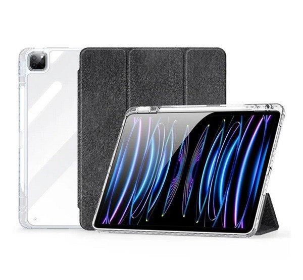 DUX DUCIS UNID tok álló, textil hatású (aktív FLIP, oldalra nyíló,
TRIFOLD, asztali tartó, ceruza tartó) FEKETE Apple IPAD Pro 13 (2024)