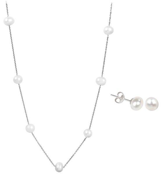 JwL Luxury Pearls Kedvezményes gyöngy ékszer szett JL0026 és
JL0355 (nyaklánc, fülbevaló)