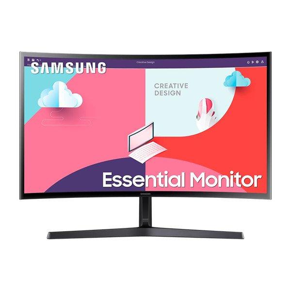 SAMSUNG Ívelt VA monitor 24" S36C, 1920x1080, 16:9, 250cd/m2, 4ms,
HDMI/VGA