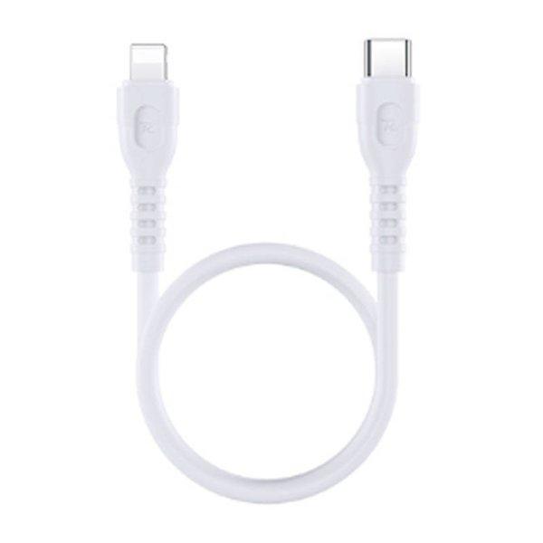USB-C-lightning Remax Ledy kábel, RC-C022, 30cm, 20W (fehér)