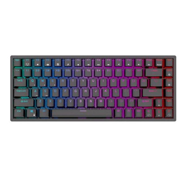 Mechanical keyboard Royal Kludge RK84 RGB, Brown switch (black)