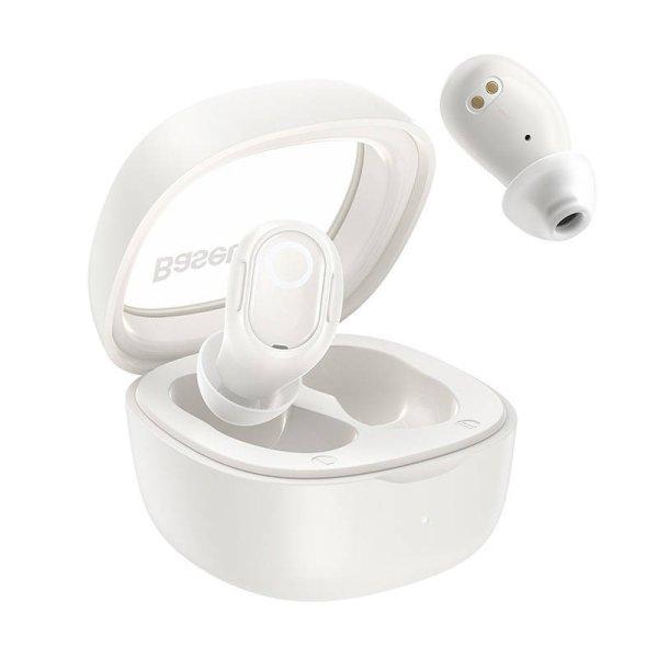 Baseus Bowie WM02 TWS vezeték nélküli fülhallgató (fehér)