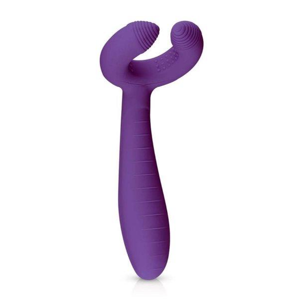 Easytoys Couple - akkus, vízálló párvibrátor (lila)