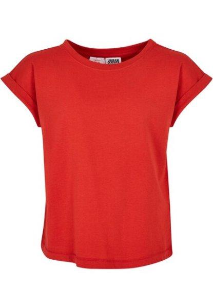 Urban Classics Girls Organic Extended Shoulder Tee hugered