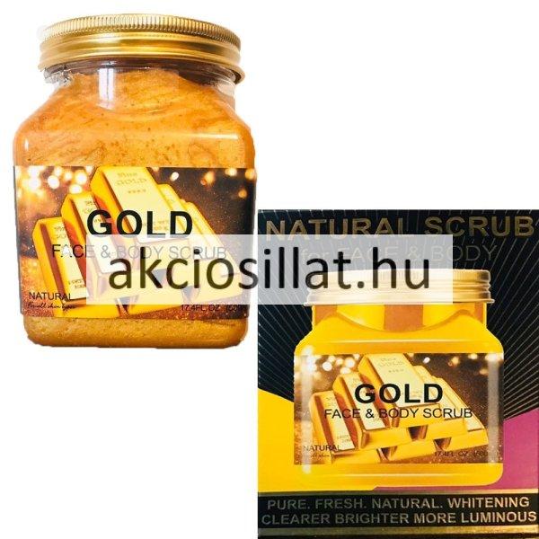 Wokali Natural Scrub Gold Arc és Testradír 500ml