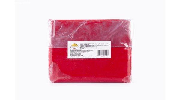 1 kg piros Unidec Soft tortaburkoló massza