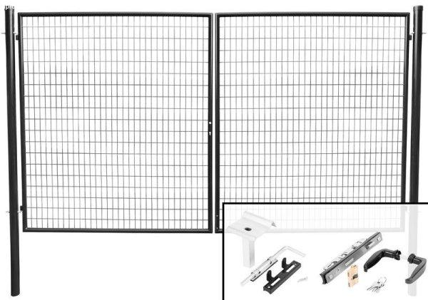 ECO 2 KÉTSZÁRNYÚ KAPU 3580/1750 / 100x50 mm, antracit szürke ZN + PVC,
RAL7016