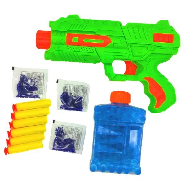 Vízzselé golyó soft gun játék pisztoly puha szivacs lövedékkel
felszerelve (BBJ)