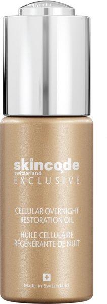 Skincode Éjszakai arcbőrmegújító olaj Exclusive
(Cellular Overnight Restoration Oil) 30 ml