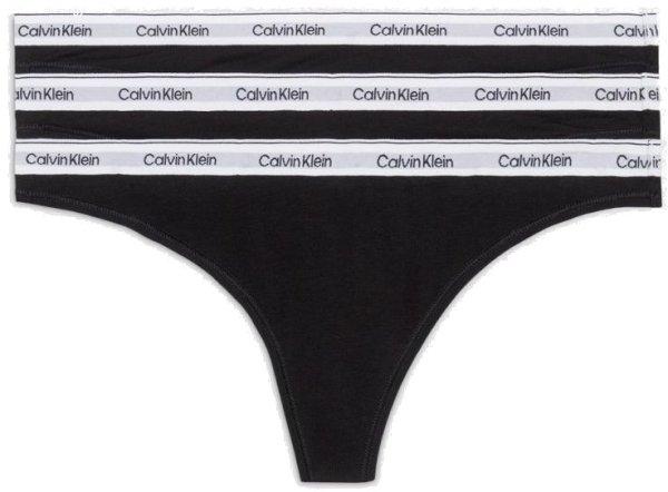 Calvin Klein 3 PACK - női tanga PLUS SIZE QD5209E-UB1-plus-size 3XL