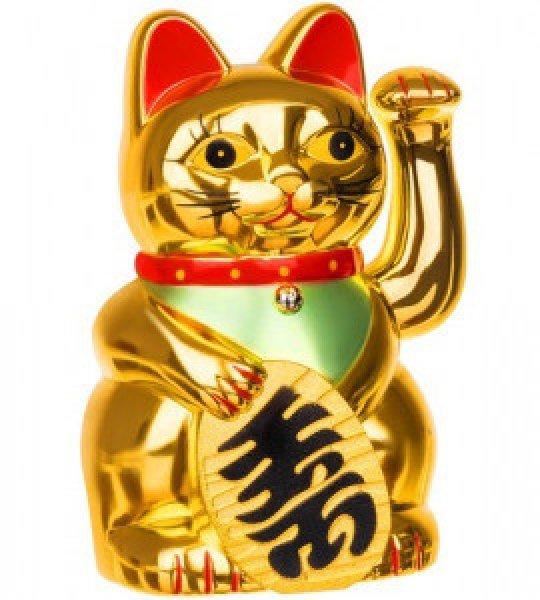 Tradicionális kínai szerencsehozó integető macska