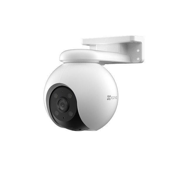 EZVIZ H8 PRO 2K 3MP kültéri kamera, színes éjszakai látás, 360° panoráma
lefedettség, automatikus követés mikroSD 512GB