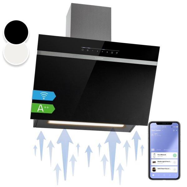 Klarstein Ava 60 Smart, páraelszívó, 60cm, falra szerelhető, WiFi, A++,
515m³/ó, érintőképernyő