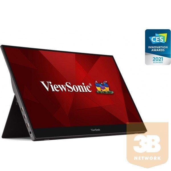 ViewSonic Portable Monitor 15,6" - TD1655 (IPS,16:9, 1920x1080, 10 point
Touch, 6,5ms, 250cd/m2, miniHDMI, 2xUSB-C, tok)