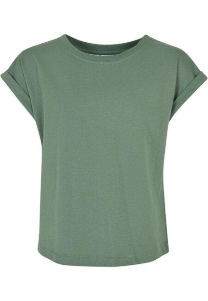 Urban Classics Girls Organic Extended Shoulder Tee salvia