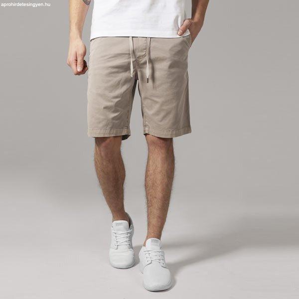 Urban Classics Stretch Twill Joggshorts sand