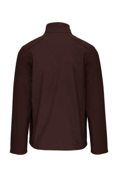 Férfi 3 rétegű softshell dzseki, Kariban KA401, Chocolate-M