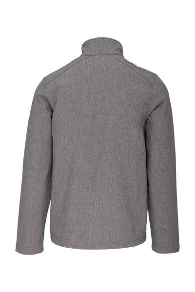 Férfi 3 rétegű softshell dzseki, Kariban KA401, Marl Grey-S