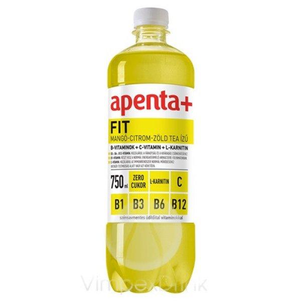 Apenta +Fit mangó-citrom-z.tea 0,75l-DRS