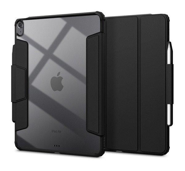 SPIGEN AIR SKIN PRO tok álló, ECO bőr hatású (aktív FLIP, oldalra nyíló,
TRIFOLD, asztali tartó, ceruza tartó) FEKETE Apple IPAD Air 13 (2024)