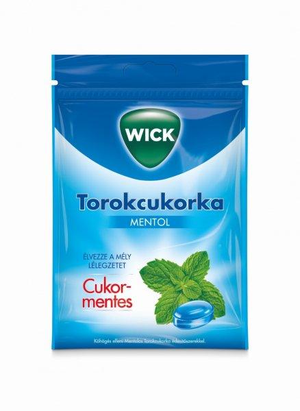 Wick Blau Mentolos torokc.cukorm.72g