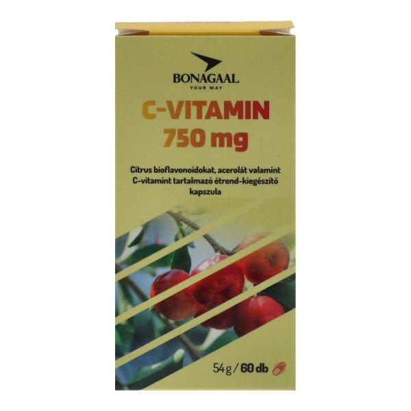 BONAGAAL C-VITAMIN 750MG 60DB