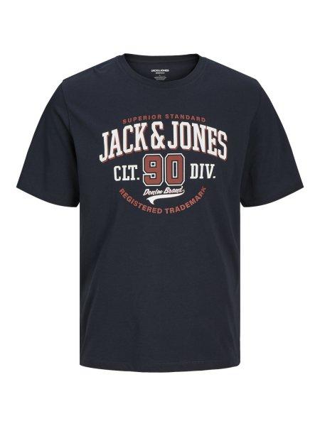 Jack&Jones Férfi póló JJELOGO Standard Fit 12254862 Dark Navy XXL