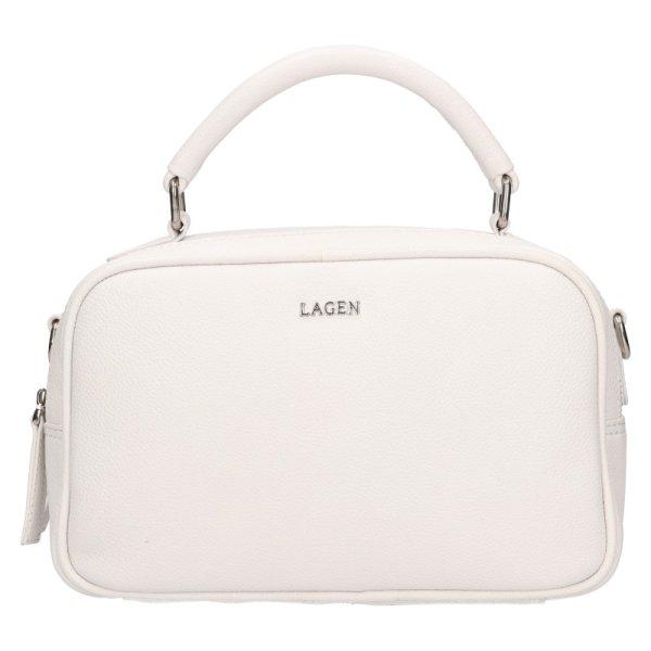 Lagen Női bőr crossbody kézitáska BLC-22/2068 WHITE