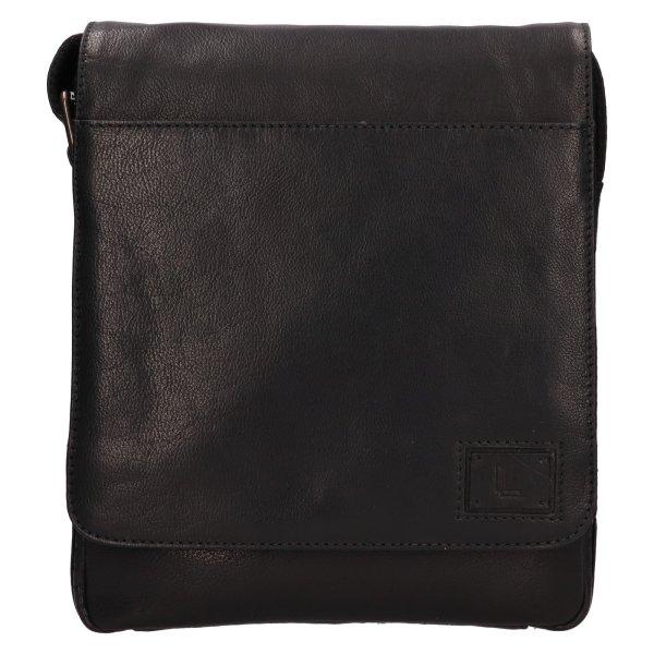 Lagen Férfi bőr crossbody táska 290603 BLK