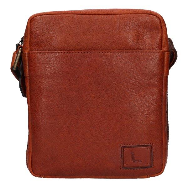 Lagen Férfi bőr crossbody táska 290602 COGNAC