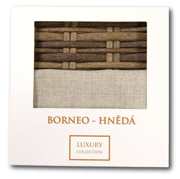 BORNEO LUXURY barna szerelvény mintái