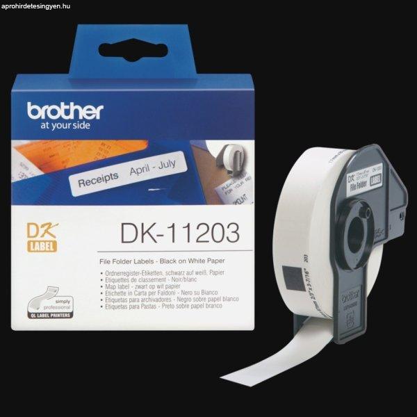 Brother DK11203 etikett (Eredeti)