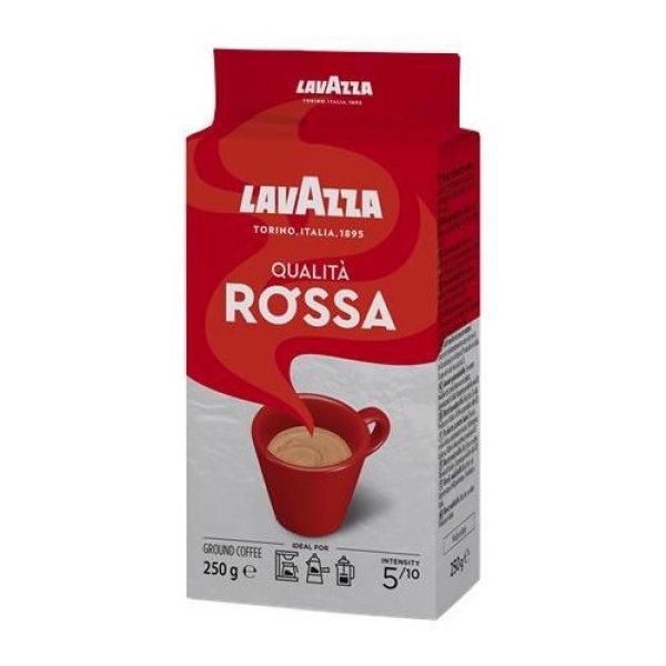 Kávé, pörkölt, őrölt, 250 g, LAVAZZA "Rossa"