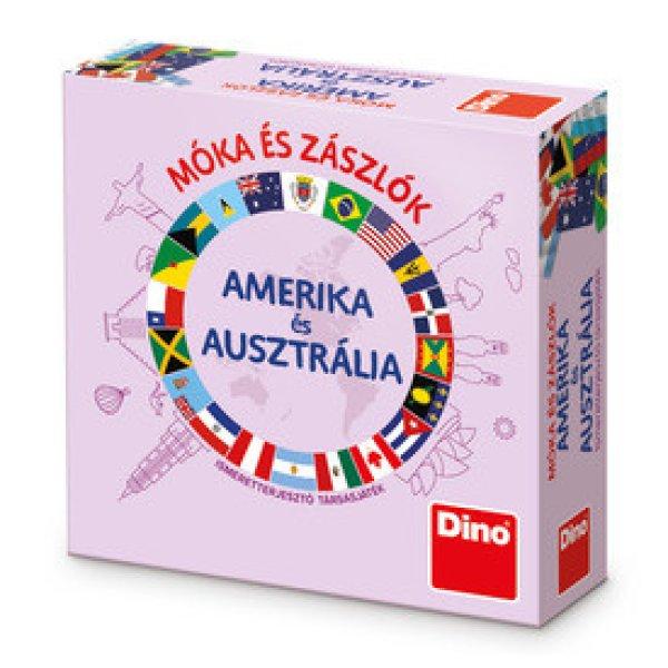 Társasjáték - Móka és zászlók - Amerika és Ausztrália
