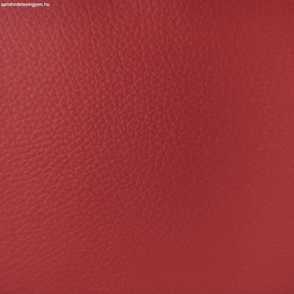 Textilbőr - Dark Red - 10x10 cm