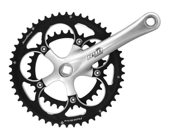 Sunrace FCR9F 50/34T kompakt négyszögtengelyes hajtómű [50/34, 170 mm]