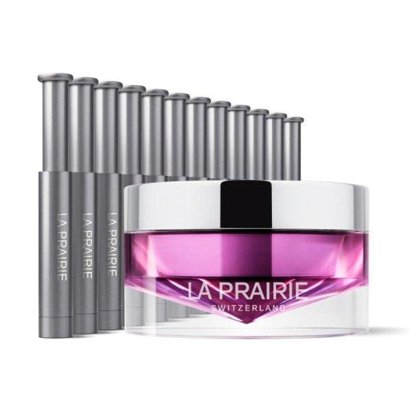 La Prairie Éjszakai kétfázisú
bőrsejtmegújító kezelés Platinum Rare
(Haute-Rejuvenation Mask) 20 ml + 12 x 0,7 ml